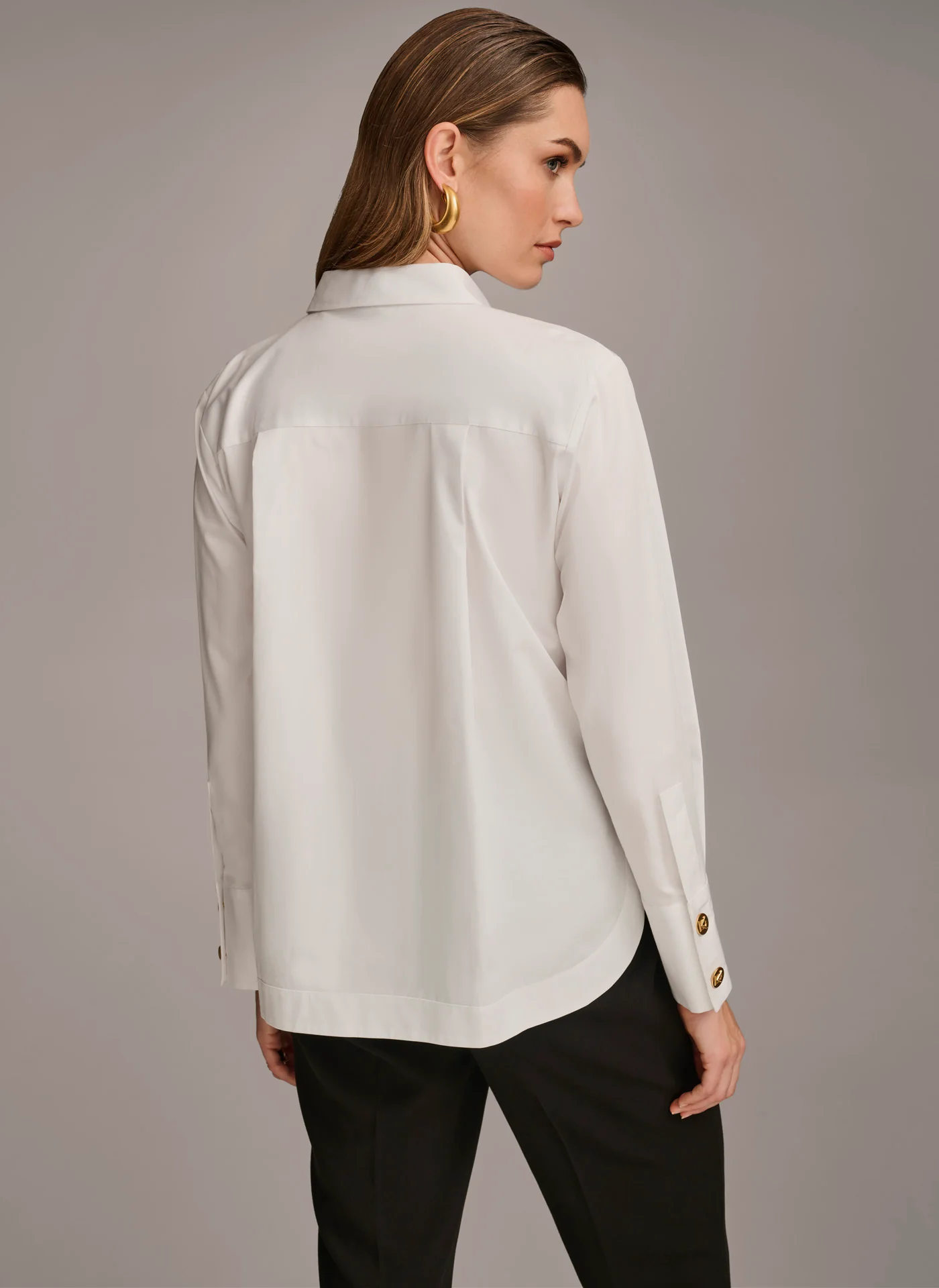 COTTON COLLARED BUTTON DOWN - VXVOV