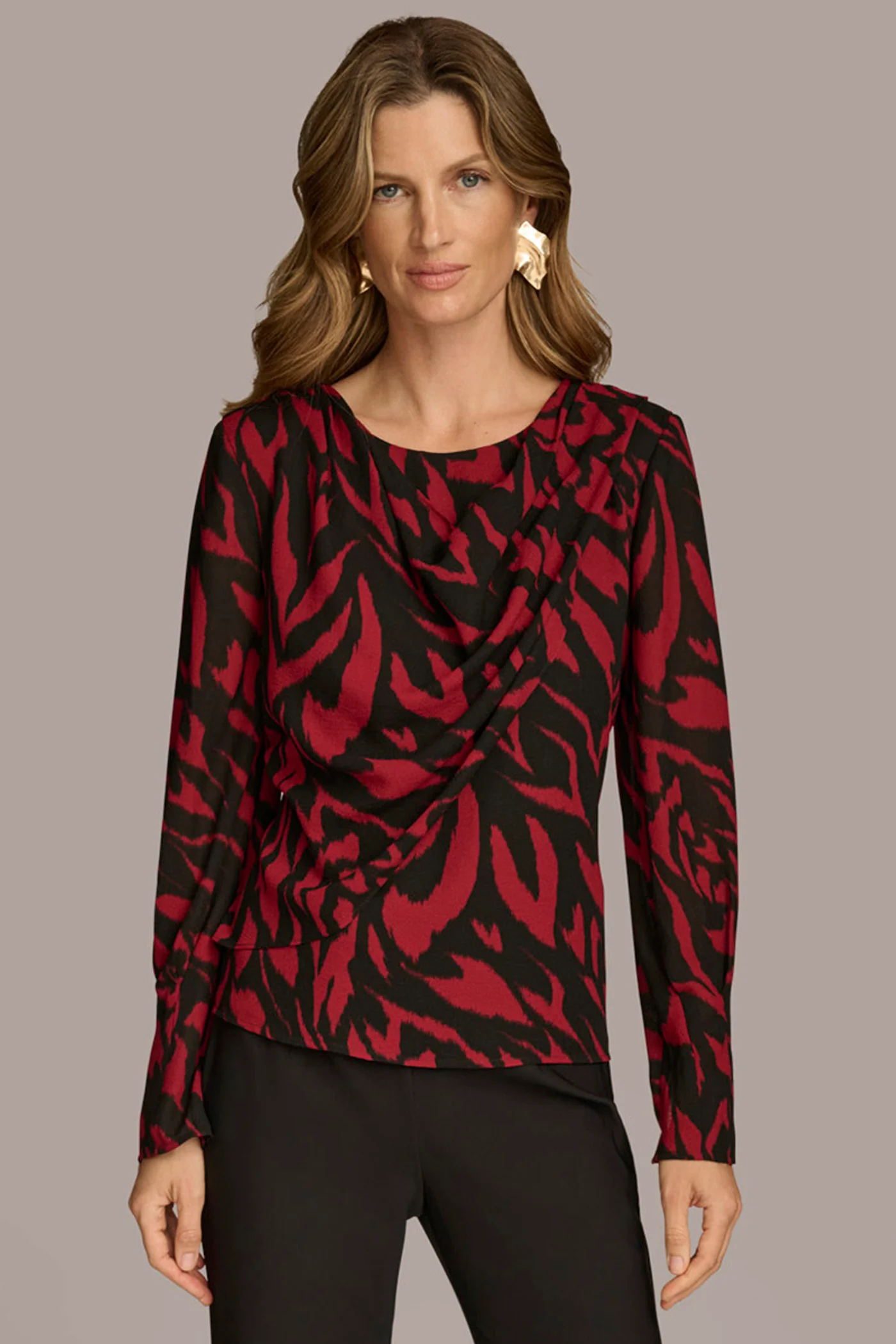 PRINT WIDE CUFF TOP - VXVOV