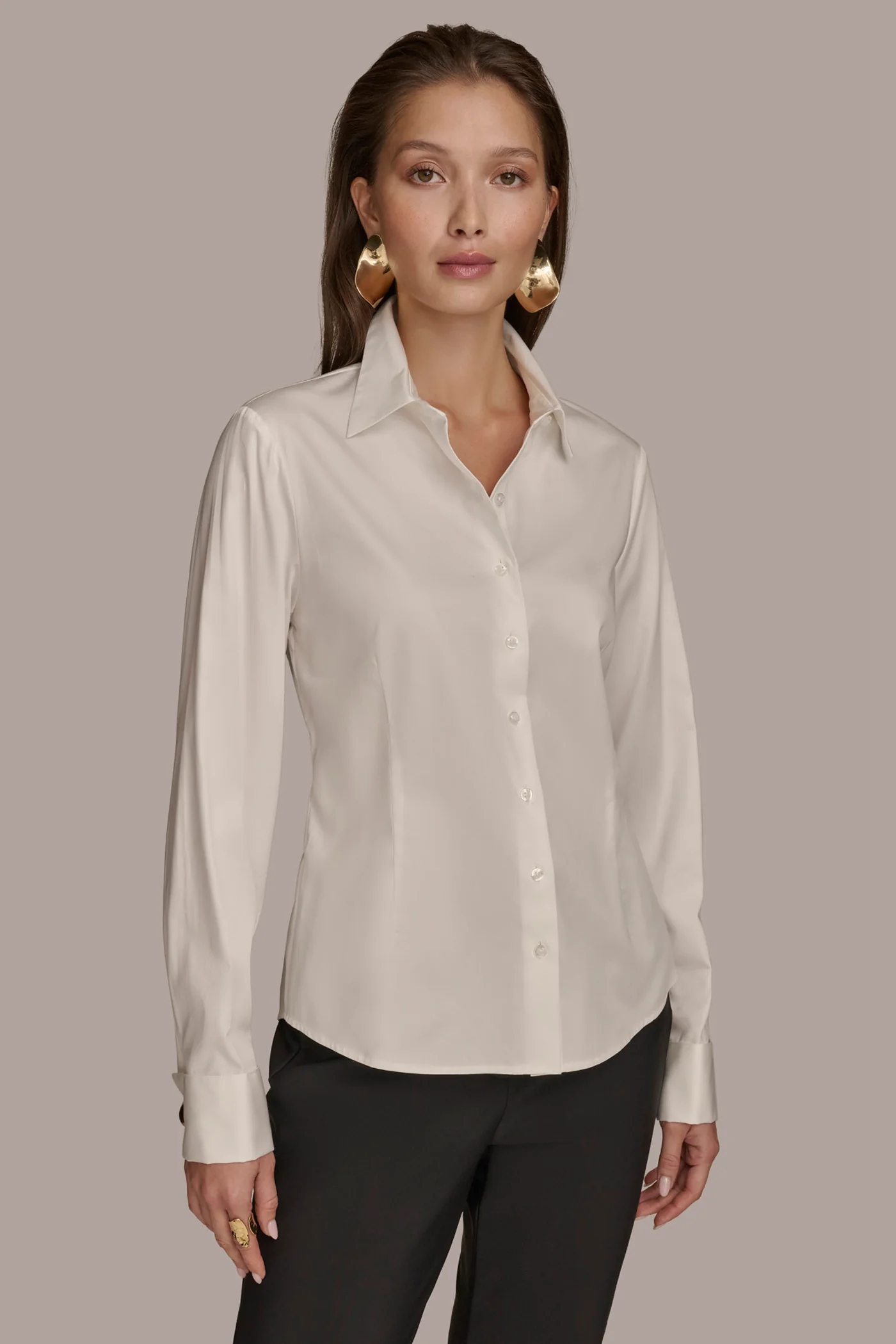 BUTTON UP WITH CUFF HARDWARE TOP - VXVOV
