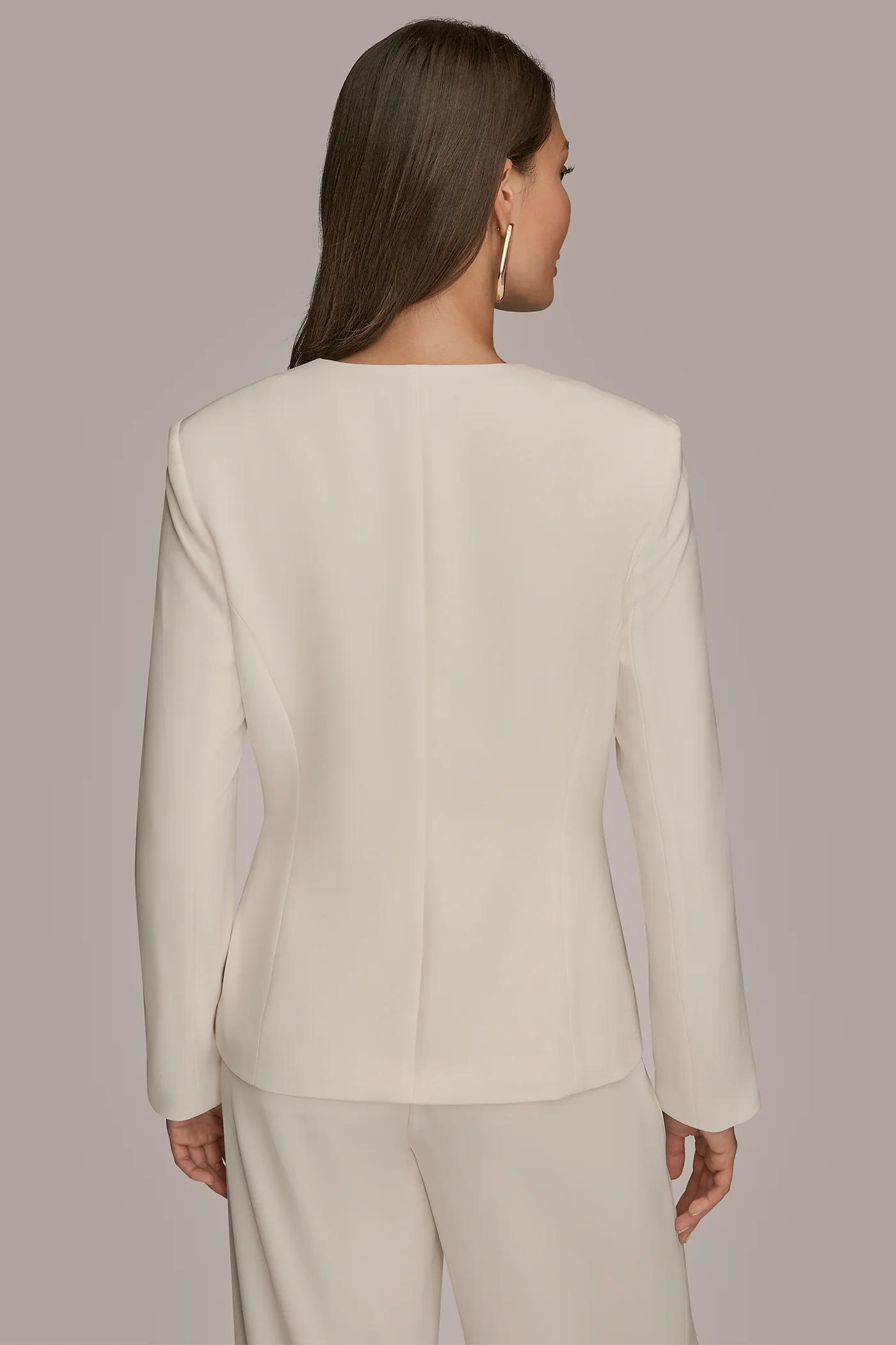ASYMMETRIC ONE-BUTTON BLAZER - VXVOV