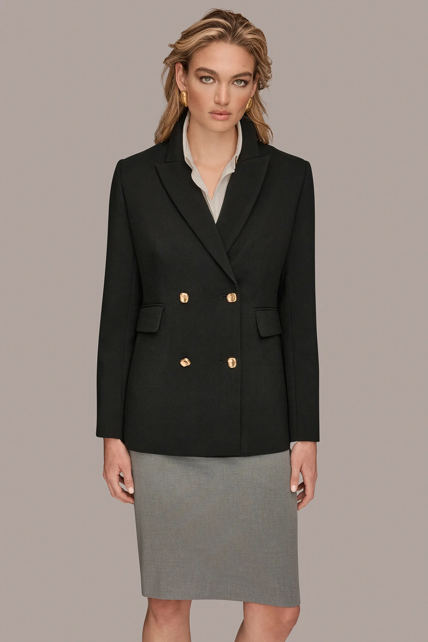 DOUBLE-BREASTED BLAZER - VXVOV
