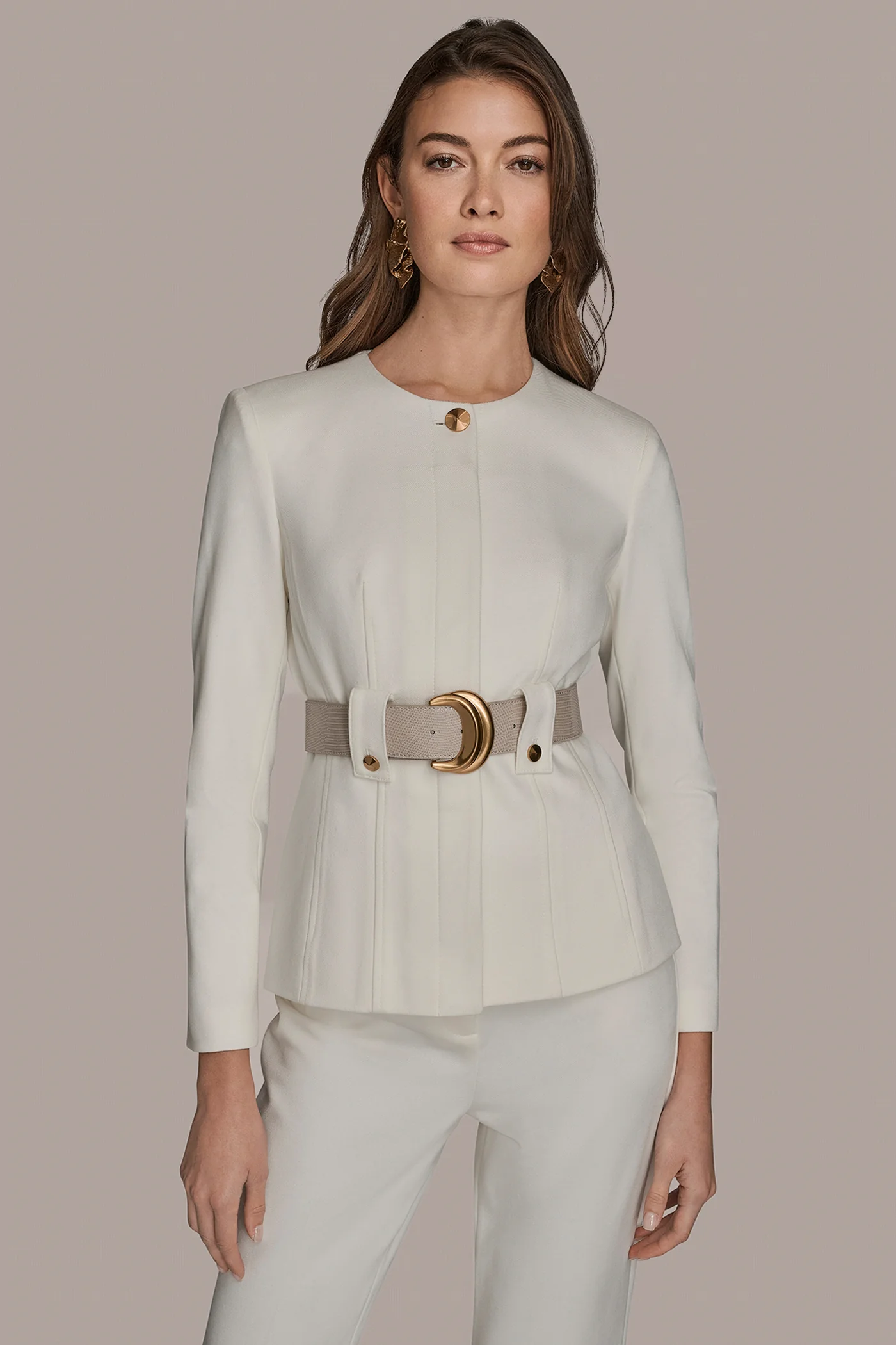 BELTED JACKET - VXVOV