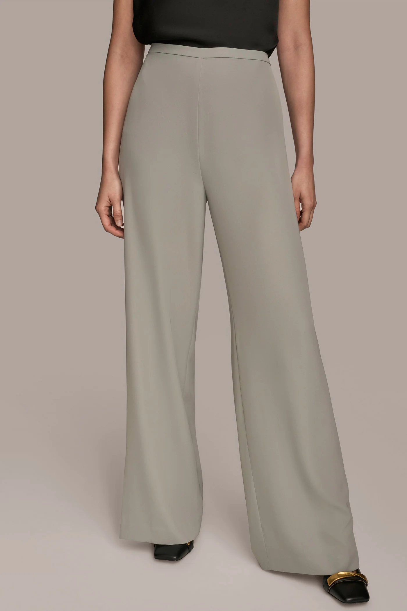 EXTRA HIGH-RISE PLEATED WIDE-LEG PANT - VXVOV
