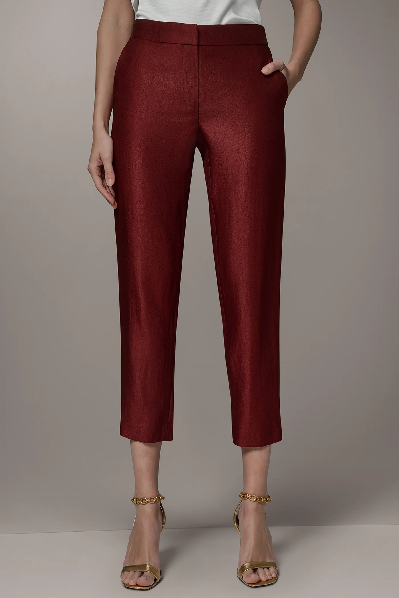 SLIM-LEG ANKLE PANT - VXVOV