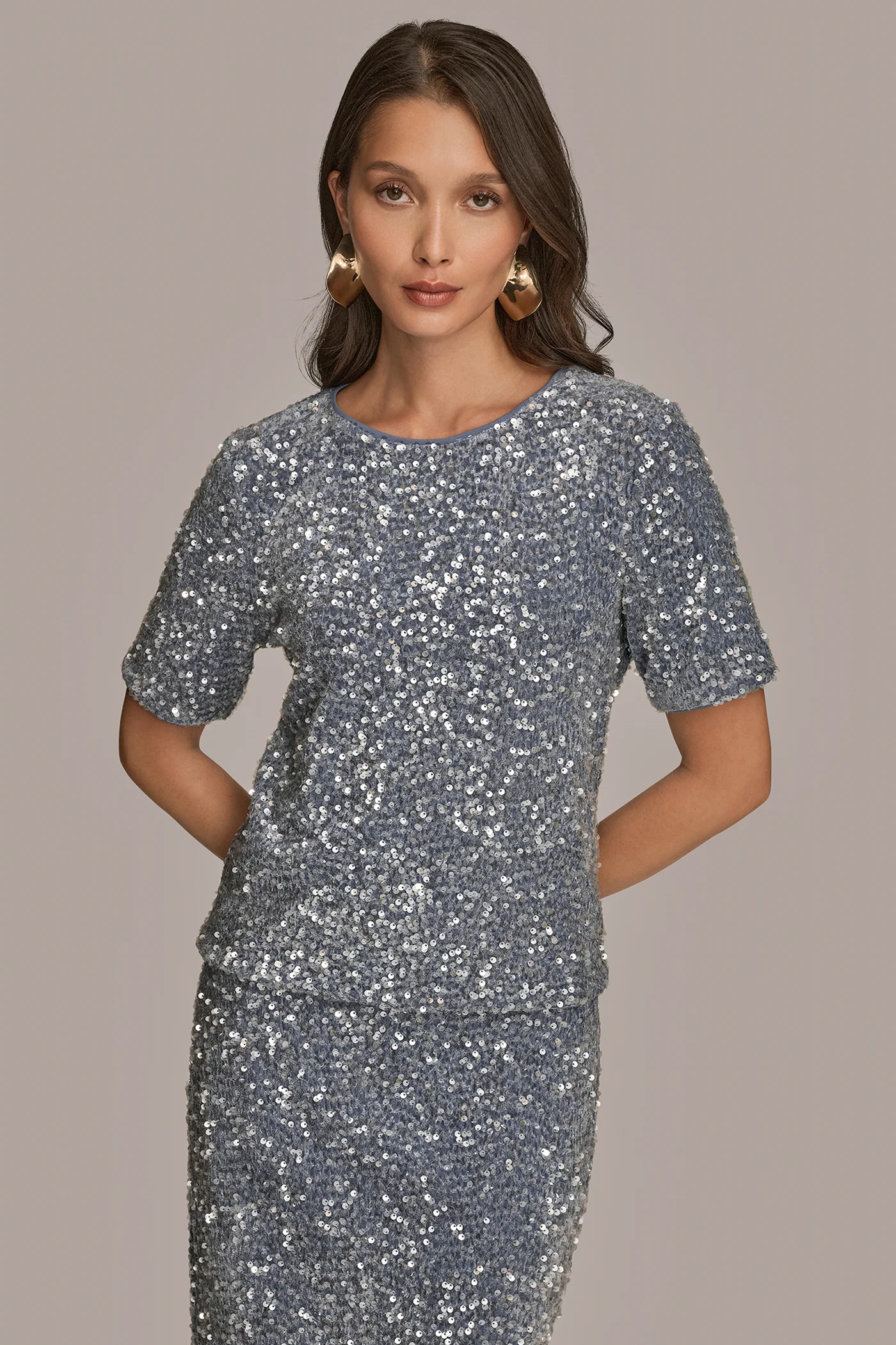 SEQUINED TOP - VXVOV