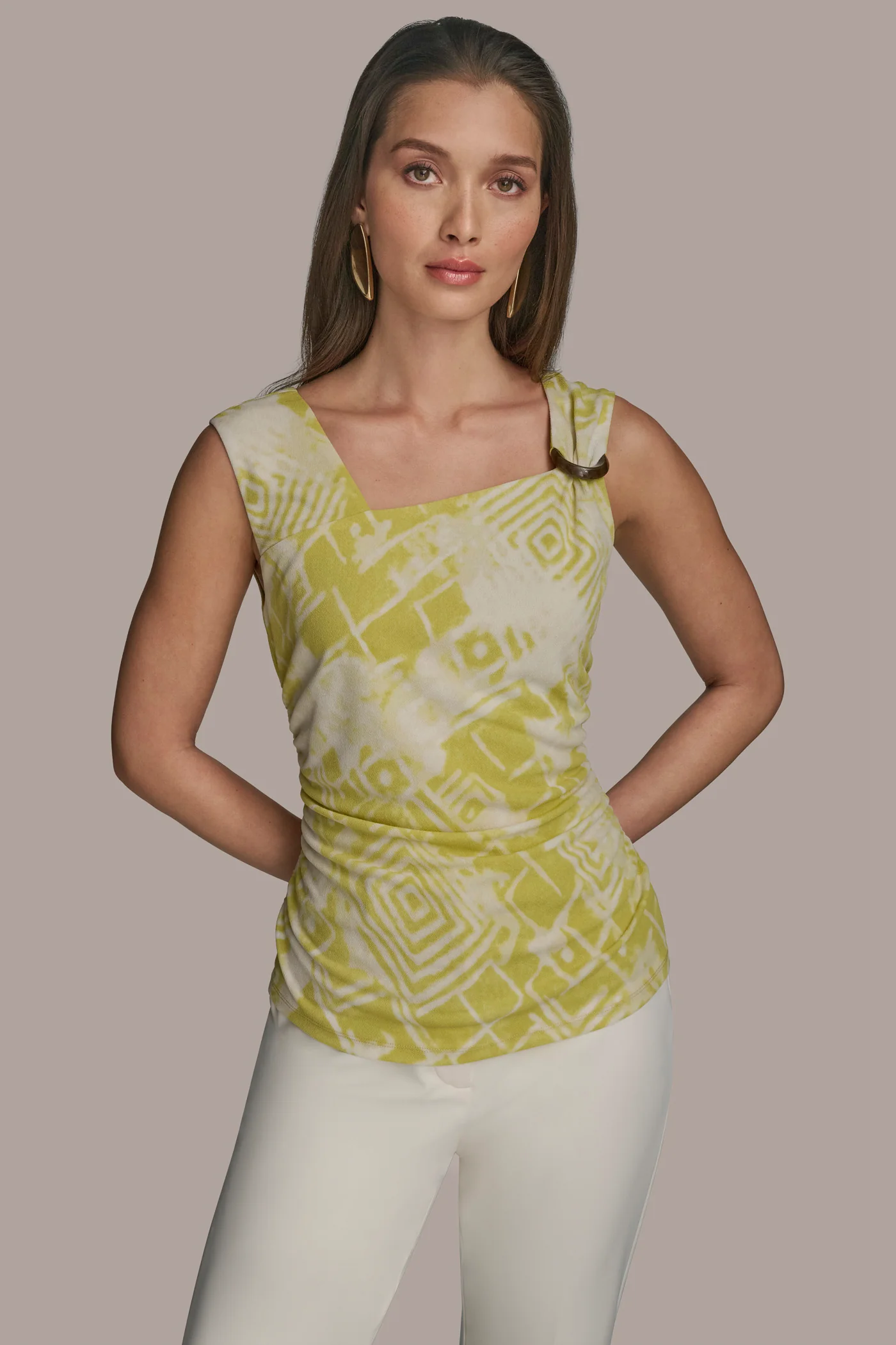 ASYMMETRIC EMBELLISHED TOP - VXVOV