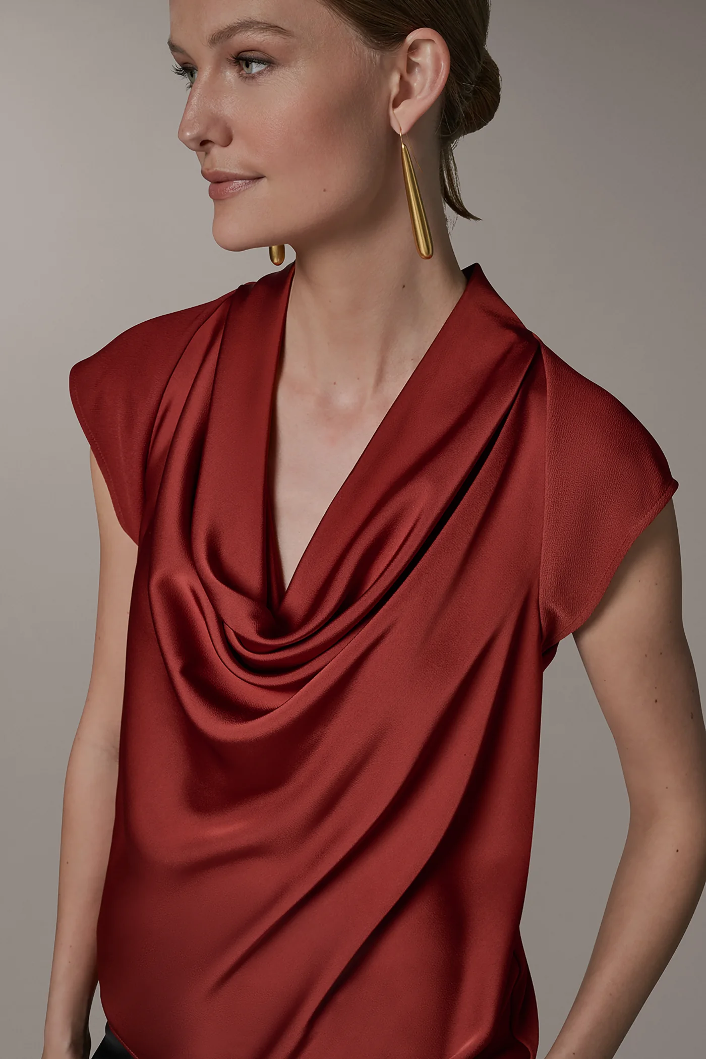 COWL NECK TOP - VXVOV