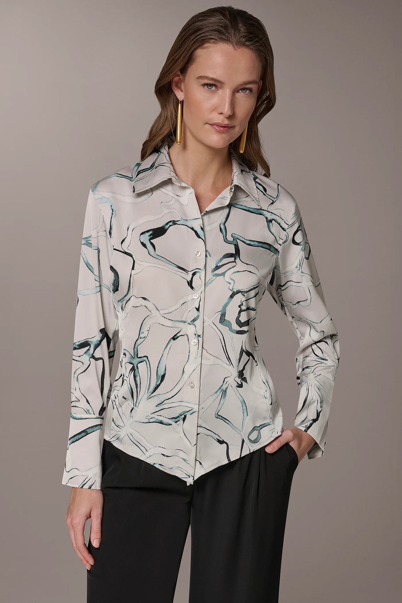 PRINTED BLOUSE - VXVOV