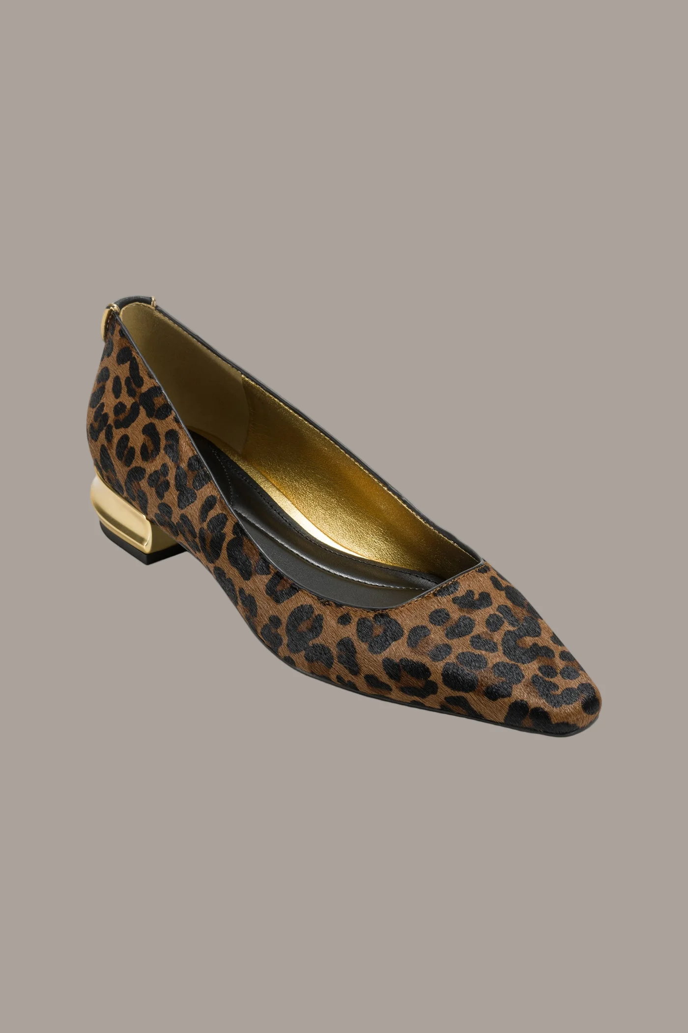 SAVITA LEOPARD-PRINT CALF HAIR FLAT - VXVOV
