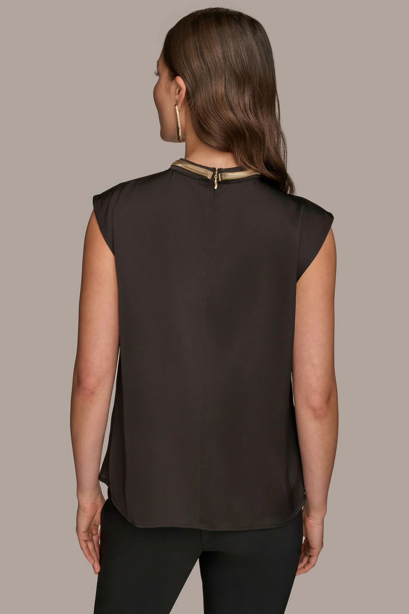 CAP SLEEVE TWIST-FRONT TOP - VXVOV