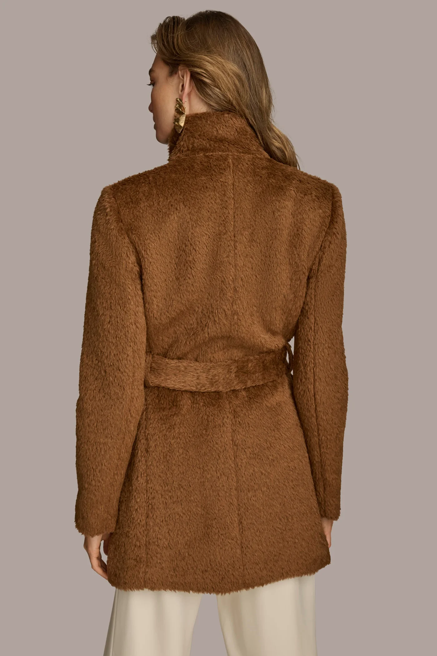 Belted Wool Wrap Coat - VXVOV