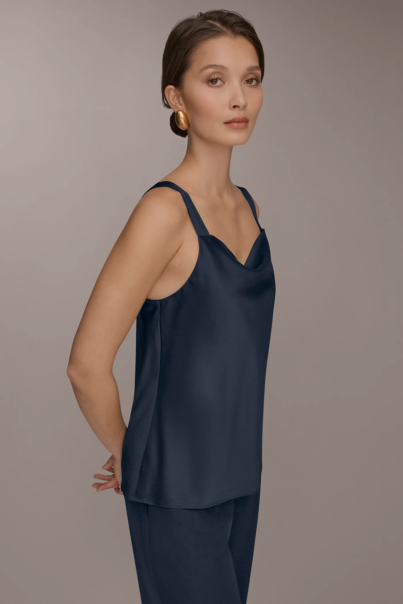 COWL-NECK CAMI - VXVOV