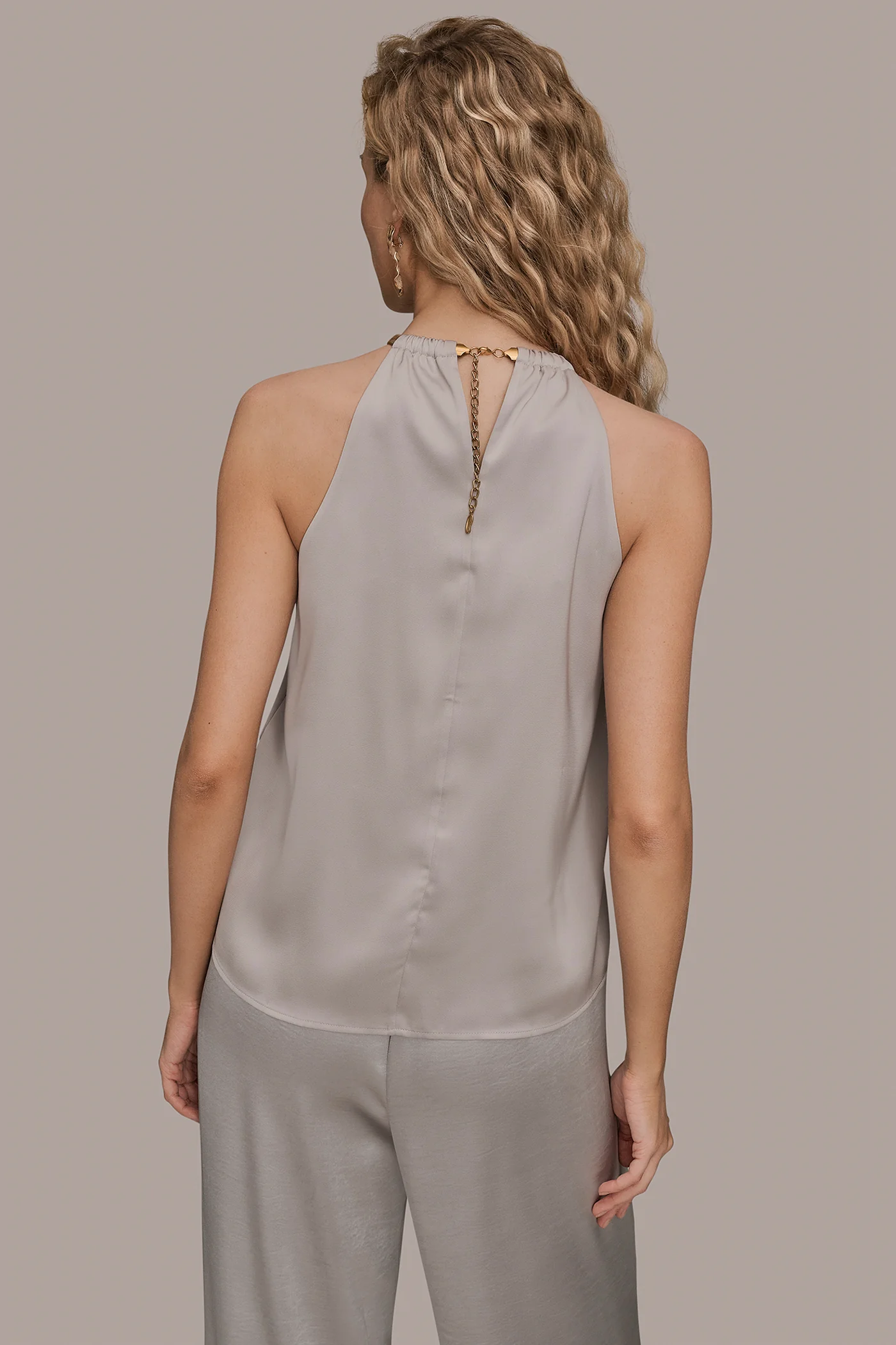 TWIST HALTERNECK BLOUSE - VXVOV