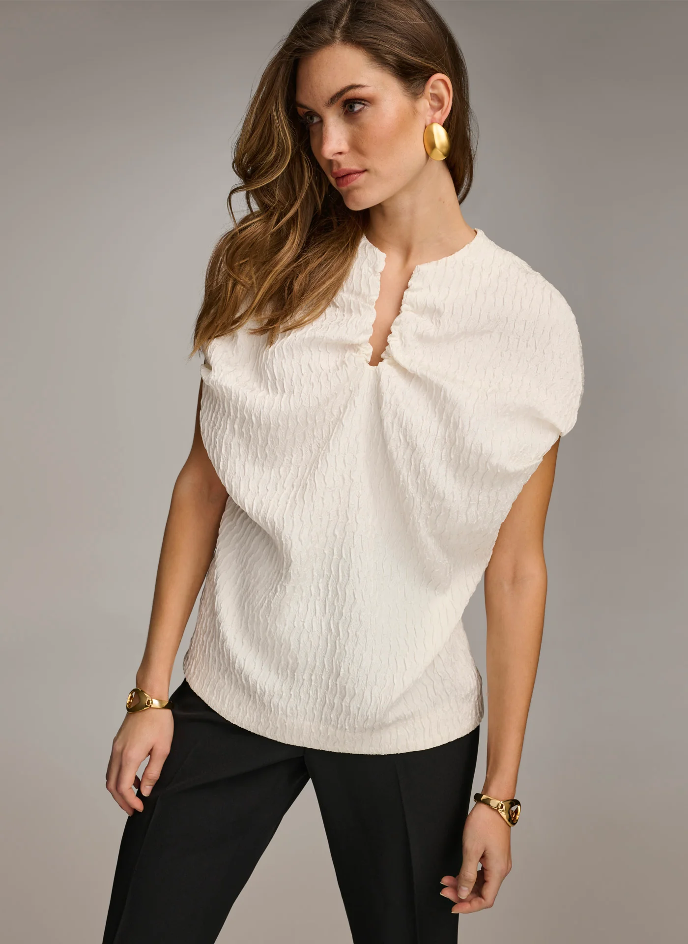 TEXTURED TOP - VXVOV