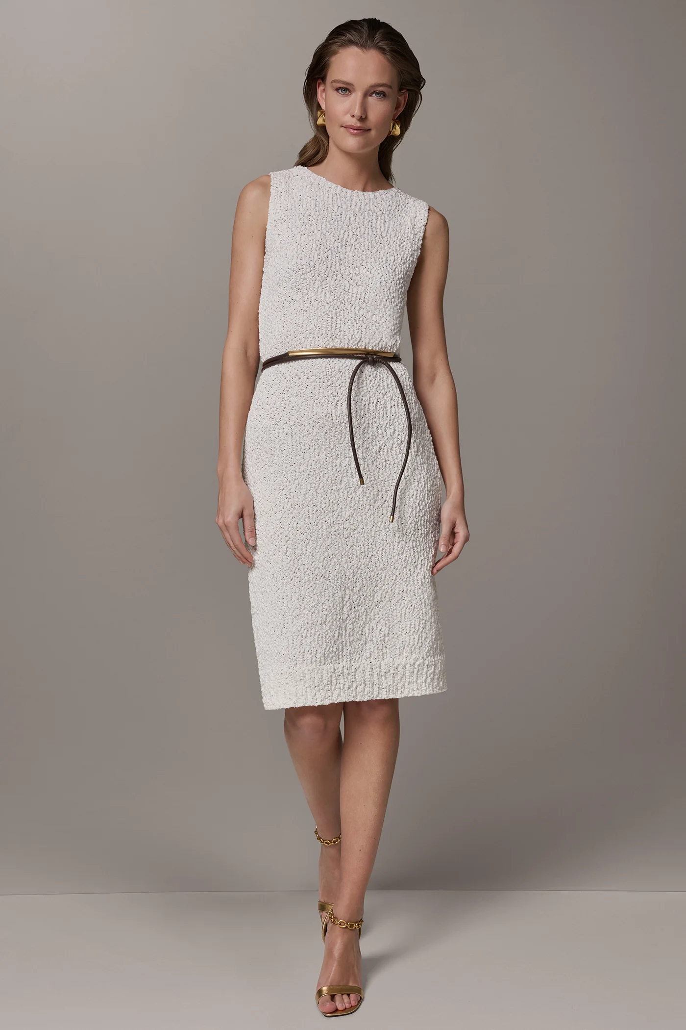 BOUCLE KNIT DRESS - VXVOV
