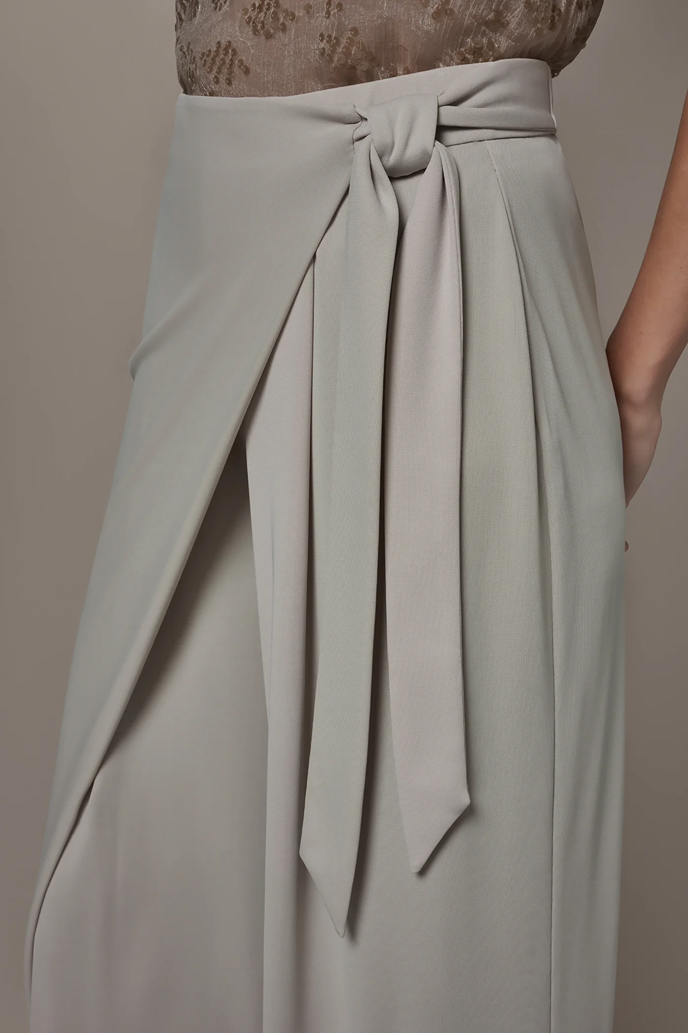 EXTRA HIGH-RISE WRAP OVERLAY RELAXED PANT - VXVOV